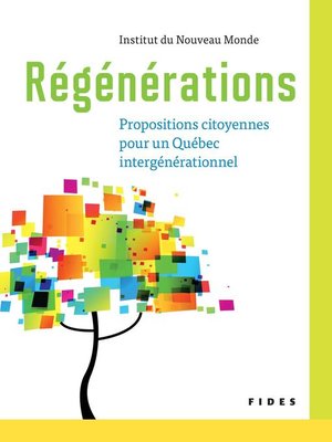 cover image of Régénérations